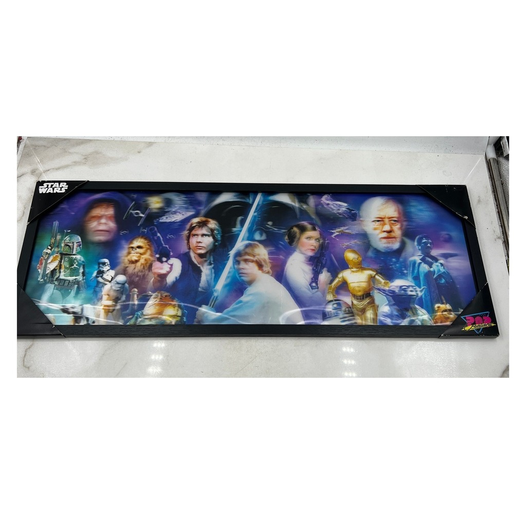 Star Wars Pop Creations Framed Wall Art Poster Classic Characters